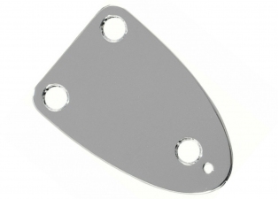 3 Hole Neckplate • Bass • Chrome