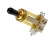 3-Way Switchcraft® Toggle Switch • Straight • Long • Gold