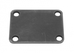 Gotoh® 4 Hole Neckplate w/Screws • Black