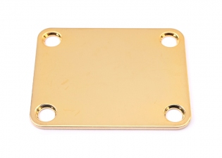 Gotoh® 4 Hole Neckplate w/Screws • Gold