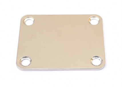 Hosco®/Gotoh® 4 Hole Neckplate w/Screws • Nickel