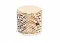 Barrel Knob • USA • Fine Knurling • Gold