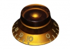 Bell Knob • Multifit USA & Metric • Amber • Embossed Numbers