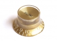 Bell Knob w/Reflector Cap • USA • Gold/Gold • Volume