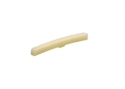 Shaped Bone Nut for Fender® • Curved or Flat Bottom • Slotted • 7.25'' • Unbleached