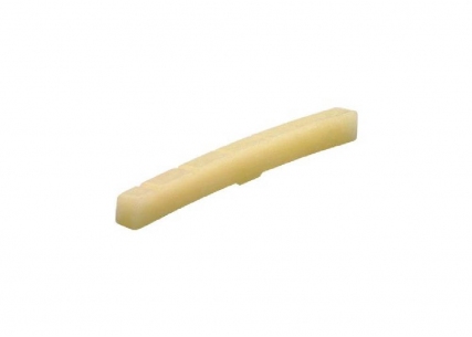 Shaped Bone Nut for Fender® • Curved or Flat Bottom • Slotted • 9.5'' • Unbleached