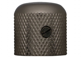 Dome Knob • USA • Fine Knurling • Cosmo Black