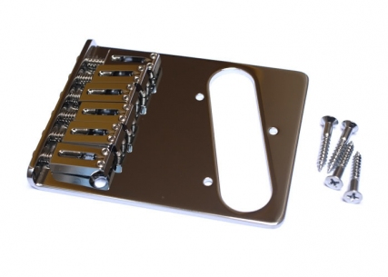 Gotoh® Telecaster® Style Bridge • Vintage to Modern • Chrome • Left Handed
