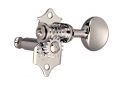 Gotoh® SE700 3x3 Vintage Open Gear Tuners • 8.8 mm Bushing • Oval Metal Button • Nickel