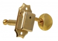 Gotoh® SD90 3x3 Vintage Tuners • 8.8 mm Bushing • Metal Oval Button • Gold