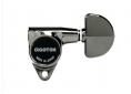 Gotoh® 3x3 Tuners • SG301 (Grover® Style) • Cosmo Black • Kidney Button