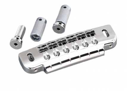 Gotoh® 510UB Adjustable Wraparound Combination Bridge/Tailpiece • Chrome