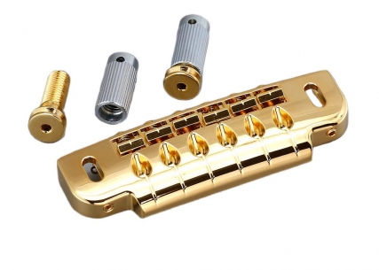 Gotoh® 510UB Adjustable Wraparound Combination Bridge/Tailpiece • Gold