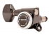 Gotoh® 6-In-Line MGT Locking Tuners • SG381 • Cosmo Black • Small Modern Button • Staggered • Left Handed