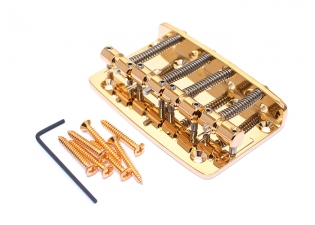 Gotoh® Bass Bridge • 203B-4 • Gold