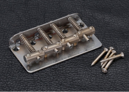 Gotoh® Bass Bridge • VTB-4 • Chrome • Aged/Relic