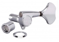 Gotoh® GB350 RES-O-LITE Mini Bass Tuning Keys • Chrome • 4x Left Side