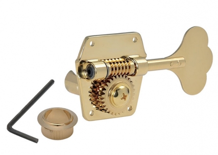 Gotoh® GBR640 Reverse Wind Res-O-Lite Bass Tuners • Left Or Right Side(Reversible) • Gold