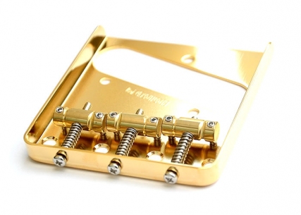 Gotoh® BS-TC1 In-Tune Vintage Telecaster® Style Bridge • Gold
