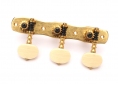 Gotoh 3x3 On-A-Plate Classical Tuners • Solid Brass