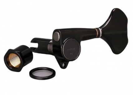 Gotoh® GB707 Mini Bass Tuning Keys • Black • 4x Left Side