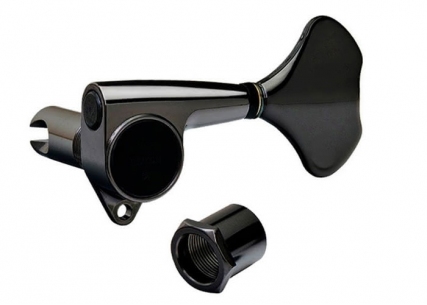 Gotoh® GB707 Mini Bass Tuning Keys • Cosmo Black • 4x Left Side