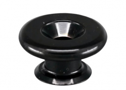 Gotoh® Oversized Strap Buttons w/Screws • Black