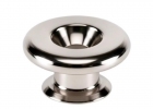 Gotoh® Oversized Strap Buttons w/Screws • Nickel