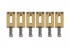 Gotoh® S21 Narrow Bridge Saddles • 10.5mm • Steel • Gold