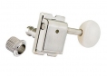 Gotoh® SD91 6-In-Line Vintage Tuners • White Button • Nickel