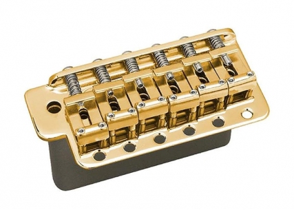 Gotoh® Vintage Stratocaster® Style Tremolo Bridge • Stamped Saddles • Steel Block • Gold