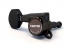 Gotoh® 6-In-Line Tuners • SG381 • Black • Small Modern Button • Left Handed