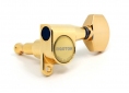 Gotoh® 6-In-Line Tuners • SG360 (Schaller® Style) • Gold • Small Modern Button