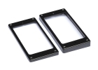 Humbucker Pickup Mounting Rings for Epiphone® • Slanted w/Curved Bottom • Black