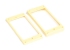 Humbucker Pickup Mounting Rings for Epiphone® • Slanted w/Curved Bottom • Cream