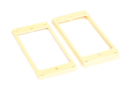 Humbucker Pickup Mounting Rings for Epiphone® • Slanted • Cream