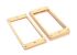 Humbucker Pickup Mounting Rings • Slanted w/Curved Bottom • Cream