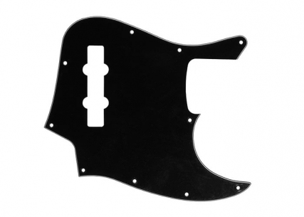 Jazz Bass® Style Pickguard • Black/White/Black