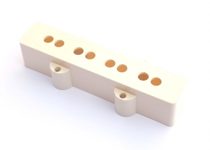 Jazz Bass® Style Pickup Cover • White • Bridge