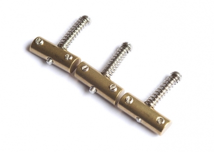 Joe Barden Telecaster® Style Bridge Brass Saddles • Vintage