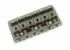 Kluson® Hardtail Vintage Stratocaster® Style Fixed Bridge • 11.3mm • Chrome