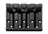 Leo Quan® Badass II Bass Bridge • Black • Notched