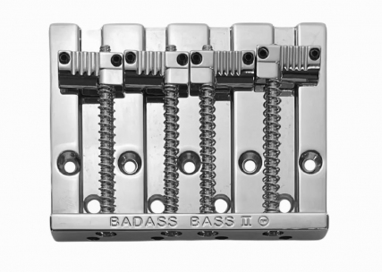 Leo Quan® Badass II Bass Bridge • Chrome • Notched