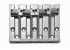Leo Quan® Badass II Bass Bridge • Chrome • Notched