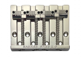 Leo Quan® Badass II Bass Bridge • Nickel • Notched