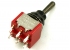 Mini Toggle Switch • 3-Way • On/Off/On • Black