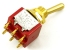 Mini Toggle Switch • 2-Way • On/On • Gold