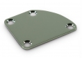 4 Hole Neckplate • Rounded Contoured Corner • Chrome