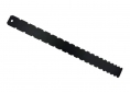Notched Straightedge for 24-3/4" (Gibson®) & 25-1/2" (Fender®) Scale Necks • Black
