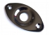 Oval Football Jackplate • Curved and Recessed • Cosmo Black